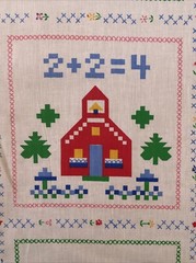 Vintage Spring Mills Cotton Fabric Quilt Pattern Nursery/Children Home Decor