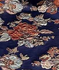 Multicolor Jacquard Floral Metallic Brocade Fabric 58” Width By The Yard