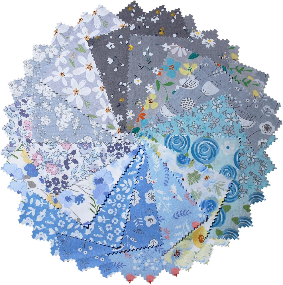 Charm Packs for Quilting 5 Inch Clearance, Quilting Cotton Fabric Squares Precut