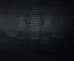 BLACK ALLIGATOR VINYL AUTO SEAT COVER AUTOMOTIVE UPHOLSTERY FABRIC BY YARD 54″W