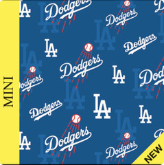 MLB Los Angeles Dodgers 6642-B Cotton Fabric by the Yard Free Shipping!!!!