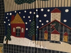 Village Angel Cotton Fabric Panel by Springs Ind. The Old Country Store 29″x34″