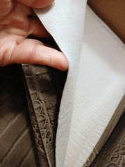 New Upholstery Snakeskin Alligator VINYL Faux Leather Fabric 27×18″ SECTIONS