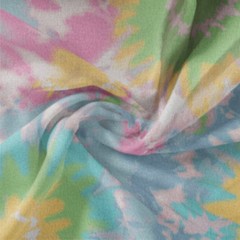 (2 pack 58″ x 1.5 yard Lux Anti-pill Fleece Tie Dye Fabric Precut Multi