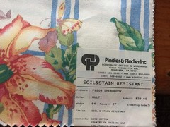 Set 10 upholstery/pillow shams cotton fabric squares Pindler Vintage 26×23″ each