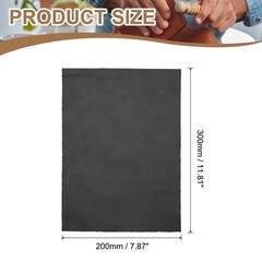 Genuine Leather Sheet, 7.9″ x 11.8″ Oil Tan Cowhide Leather Piece, Sapphire Blue