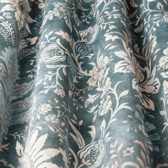 1.1 Metres iLiv Pavilion Adriatic Velvet Curtain Upholstery Cushion Blind Fabric