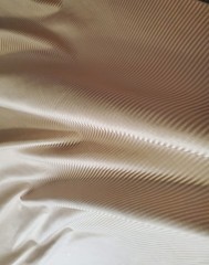 2 Yard Woven Gold Stripe Fabric Remnant Champagne Upholstery Robert Allen Style