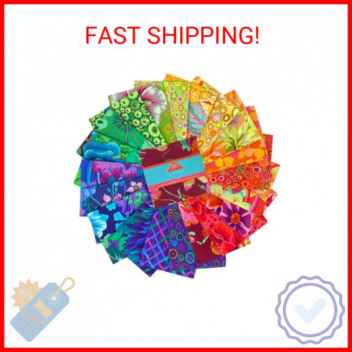 Kaffe Fassett Collective Classics Plus Spectrum Charm Pack 42 5-inch Squares Fre