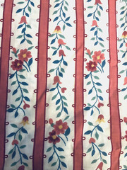 Waverly Country Cottage Collection ” CONCORD” Floral Ribbon Stripe 46” X 26½”