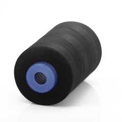 Ryalan Single Huge Spool 5000 Yards Each Polyester Quilting 40S/2, Black
