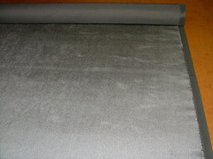 Faux Mohair Velvet Fabric 2.8m iLiv Denver Charcoal Curtain Cushion Upholstery