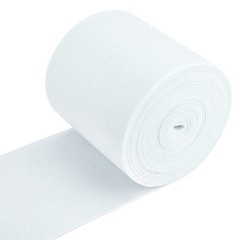 BENECREAT 19.7ftx5.5 Felt Fabric Craft White 236.4 inches x 5.5 inches,