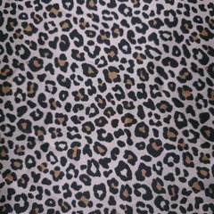 Taupe Brown Cheetah Print Taupe Dull Satin 58″ By The Yard Sewing Craft Fabric