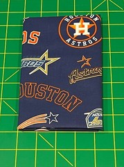 Houston Astros Team Names Baseball Cotton Fabric Precut Fat Quarter