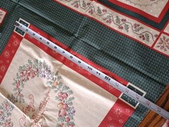 Faye Burgos Marcus Brothers Fabric Panel, Cut & Sew Christmas Quilt Block