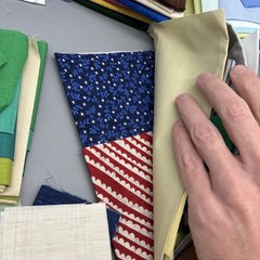 Large Lot Of Random Assorted Quilting Fabric