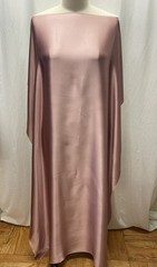 Rare 100% 40mm Silk Charmeuse Heavyweight Dusty Rose Pink Fabric 1 Yd Long 55″ W