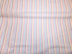 P&B Textiles Stripe in Pink Children’s Prints Cotton Quilting Fabric HALF YARD