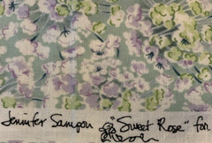 “Sweet Rose” Floral Fabric By Jennifer Sampou For Robert Kaufman Cotton 1+Yds
