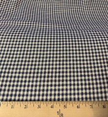 Vtg Centennial Favorites Navy Checked Fabric Judie Rothermel Marcus Brothers BTY