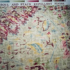 10 Yds P Kaufmann Sariz Sugarcane Drapery Upholstery Fabric 100% Poly Velvet 54″