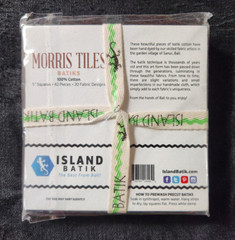 Island Bali Batik “Morris Tiles” – 5″x5″ 42-pc Charm Pack – NEW