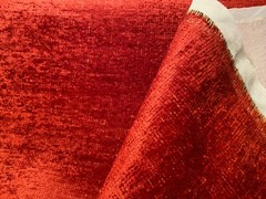 PIERRE FREY Paris Palladio Cerise HAND WOVEN Fabric w/Knit Back $425 Retail BTY