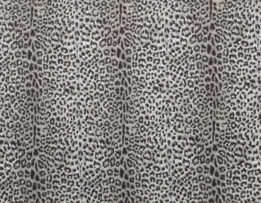 P KAUFMANN CHEETAH EBONY GRAY LEOPARD ANIMAL PRINT MULTIUSE FABRIC BY YARD 54″W