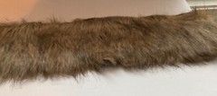 Lucci Yarns NewFauxFur 62 X 5Designer Fabric StripUnit of 1 BrownAccessory Craft