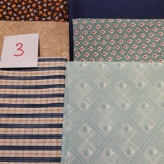 LOT OF 15 FAT QUARTERS COTTON FABRIC ASSTD COLORS & DESIGNS lot 3