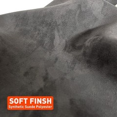 96” x 60” Dark Gray Suede Headliner Fabric for Car Roof Replacement