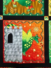 The Bravest Dragon, Avlyn Fabric, Nancy Smith, Lynda Milligan, Panel, Fairytale