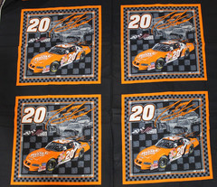 Tony Stewart Home Depot #20 Nascar Cotton Fabric 53″X45″