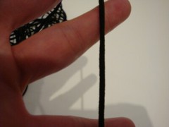 New 3mm (1/8”) Round Elastic Cord Sewing For DIY Face Masks Black 30 Yards