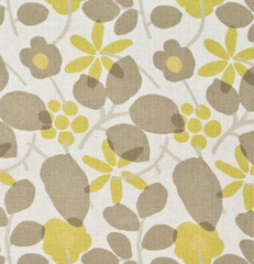 P Kaufmann BURLINGTON Floral MINK Home Decor Linen Drapery Pillow Fabric BTY