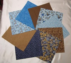 Patchwork Layer Cake Fabric~ (36-10” Sqs) “Multi #3” Quilt Tops, Crafts, Sewing