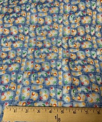 “ Our World “ Celestial Fabric By Running Rhino & Balson Hercules Red Blue BTHY
