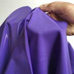 Vinyl Faux Leather Wet Look Glossy Shinny Fabric Mirrored Stretch Dress Bag 57″W