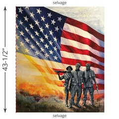 The Three Soldiers Panel | American Honor | Riley Blake
