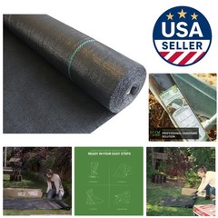5oz Landscape Fabric Weed Barrier – 3ft x 50ft, Eco-Friendly & Durable