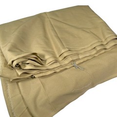 44×51.35 Beige Tan Fabric Material Solid Neutral Woven Craft Textile