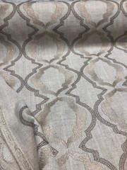 Barriester Natural Excellent for Drapery Fabric by the yard Lurex yarn