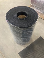 Black PVC Mesh Fabric, 16″ by 100yd Rolls