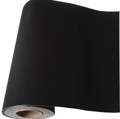 Soft Velvet Craft Liner – Easy-Cut, Black Self-Adhesive Paper 17.7″ x 117″