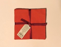 Charm Packs 5″ x 5″~Red Tonal Cotton Charm~10 designs/4 each~40 Squares~New