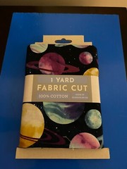 NEW FABRIC EDITIONS 1 YARD COTTON PLANETS PRECUT SEWING & CRAFT FABRIC 36X42″