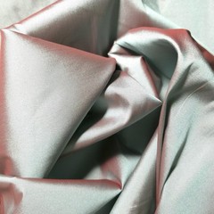 Mint Green Red Light Weight Crisp Faux Silk Taffeta Fabric 58″ By The Yard