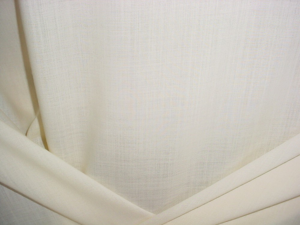 5Y Scalamandre RW 00011166 Condor Wool Cream Semi Sheer Wool Upholstery Fabric
