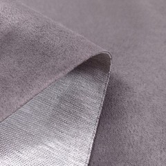 Charcoal Gray Upholstery Suede Fabric 56″ By The Yard Heavy Duty Woven Backing